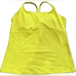 NWT‎ Kyodan Women's Med Yellow Sleeveless Sport/Athletic Workout Tank Top